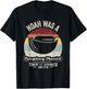 Vintage Retro Noah Was A Conspiracy Theorist Then It Rained T-Shirt - T-Shirt | Black