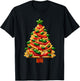 Funny Italian Pasta Christmas Tree Lights Xmas Women T-Shirt - T-Shirt | Black