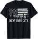 Vintage New York City NYC Big Apple Trip T-Shirt - T-Shirt | Black