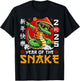 Chinese New Year Snake The Year Of The Snake 2025 T-Shirt - T-Shirt | Black