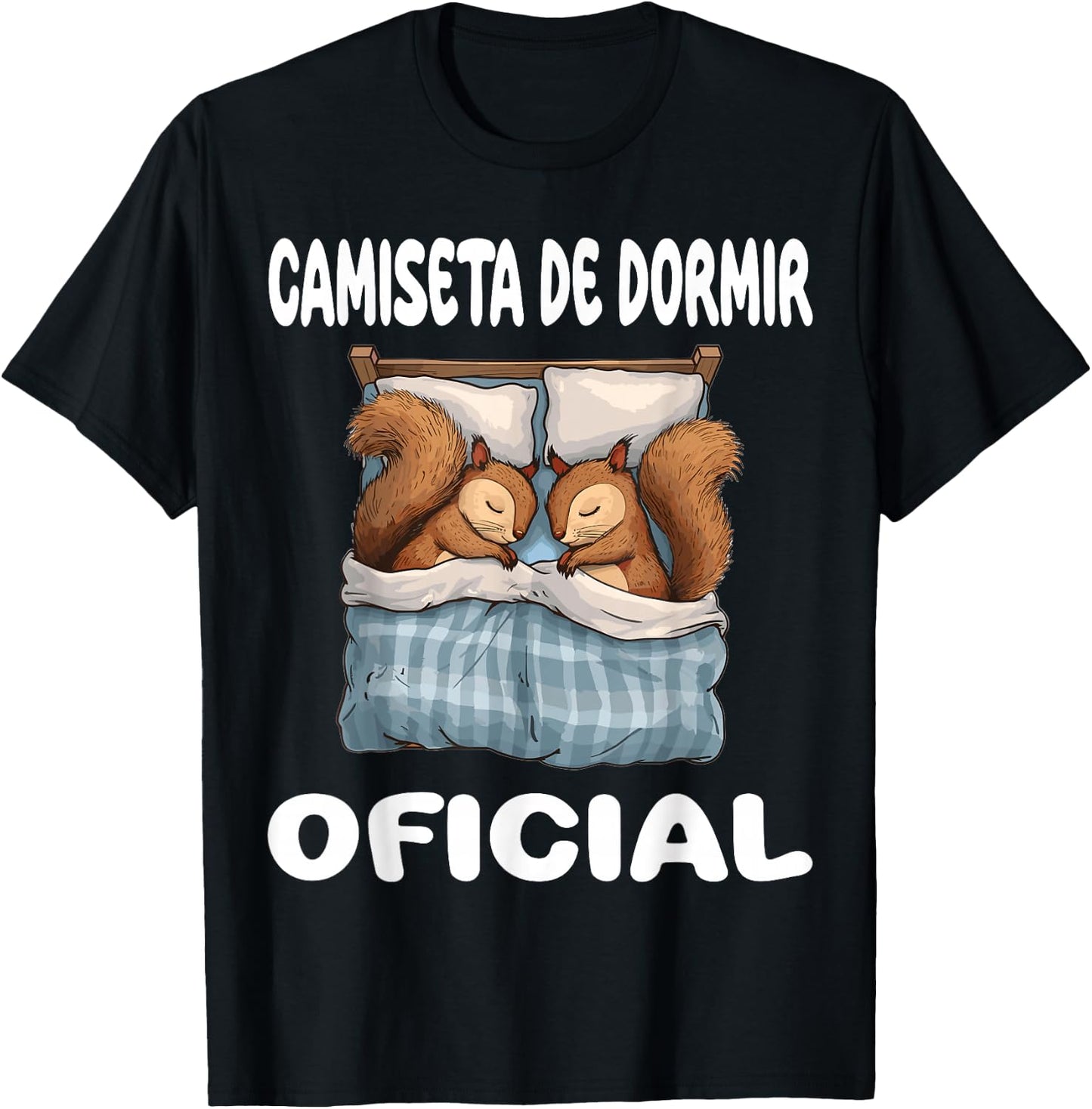 Squirrel Official Sleepshirt Pajamas Nightgown T-Shirt - T-Shirt | Black