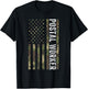 Postal Worker Camouflage American Flag US Postal Service Men T-Shirt - T-Shirt | Black