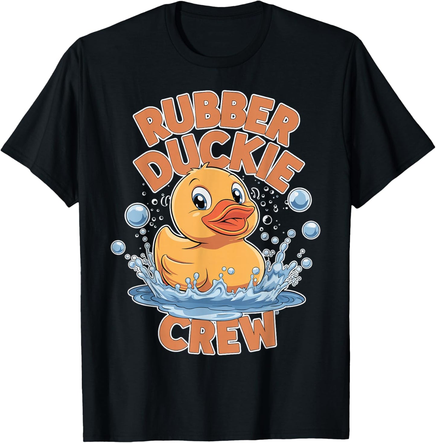 Rubber Duckie Crew T-Shirt - T-Shirt | Black