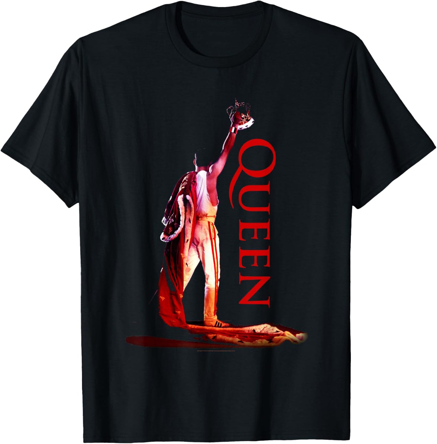Queen Official Crown Colour , black T-Shirt - T-Shirt | Black