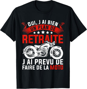 Biker Men's Motorcycle Gift Motorcycle Biker , Black T-Shirt - T-Shirt | Black