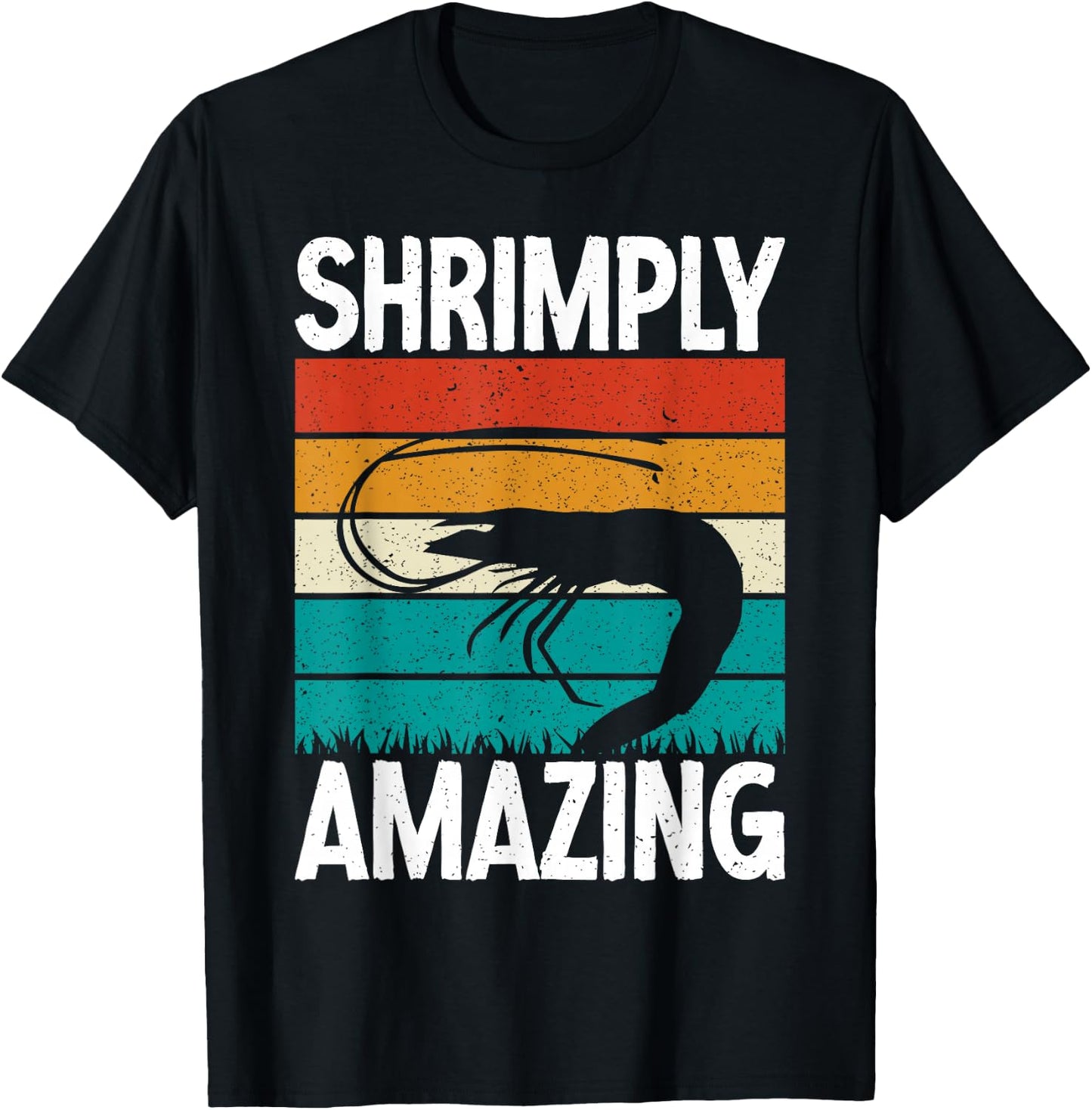 Shrimply Amazing Shrimp Lover T-Shirt - T-Shirt | Black