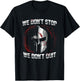 Spartan Workout Design Training Motivation T-Shirt - T-Shirt | Black