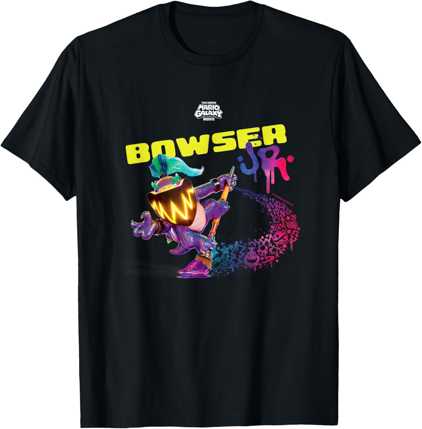 The Super Mario Galaxy Movie Wonder Bowser Jr. T-Shirt - T-Shirt | Black