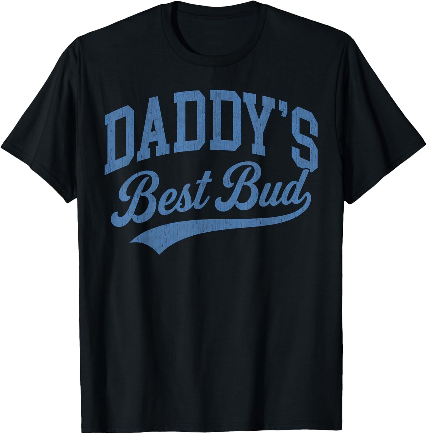 Dad's Best Bud Boys Youth Kids Father's Day T-Shirt - T-Shirt | Black