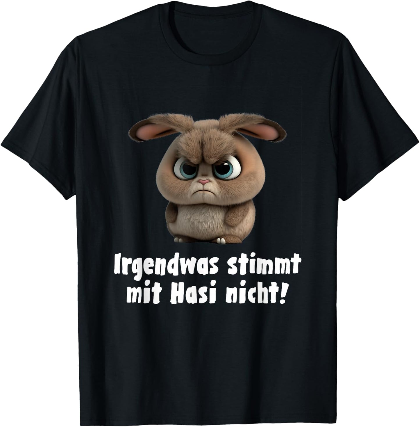 Hasi Spruch Lustig Geschenk I Hase I Kaninchen I Böses Hasi T-Shirt - T-Shirt | Black