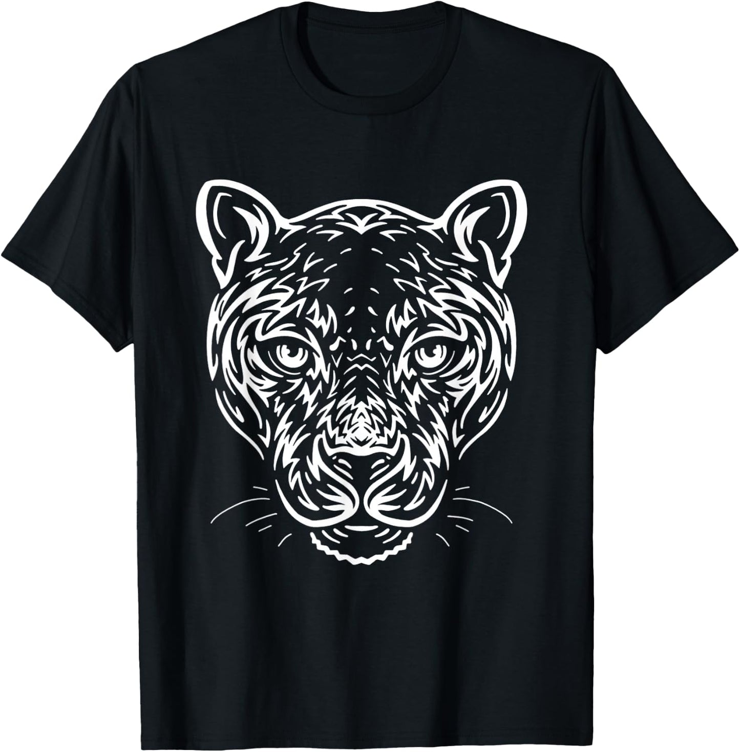 White Panther T-Shirt - T-Shirt | Black