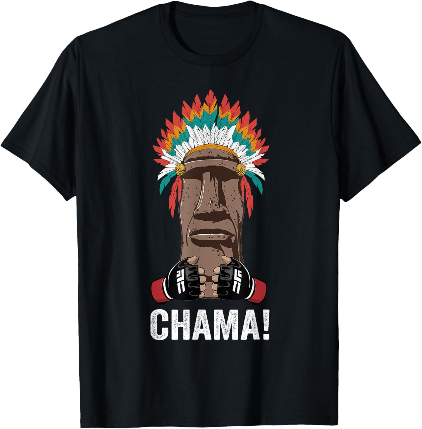 Chama Fighter MMA Fan JJB Boxing Muay Thai Kickboxing , Black, S T-Shirt - T-Shirt | Black