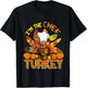 I'm The Chef Turkey Thanksgiving Turkey Plaid Fall Pumpkins T-Shirt - T-Shirt | Black