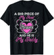 My Daddy a big piece my heart In Heaven Daddy T-Shirt - T-Shirt | Black
