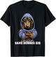 Dachshund with Hoodi or Dog Dachshund Very Thin Ice , black T-Shirt - T-Shirt | Black