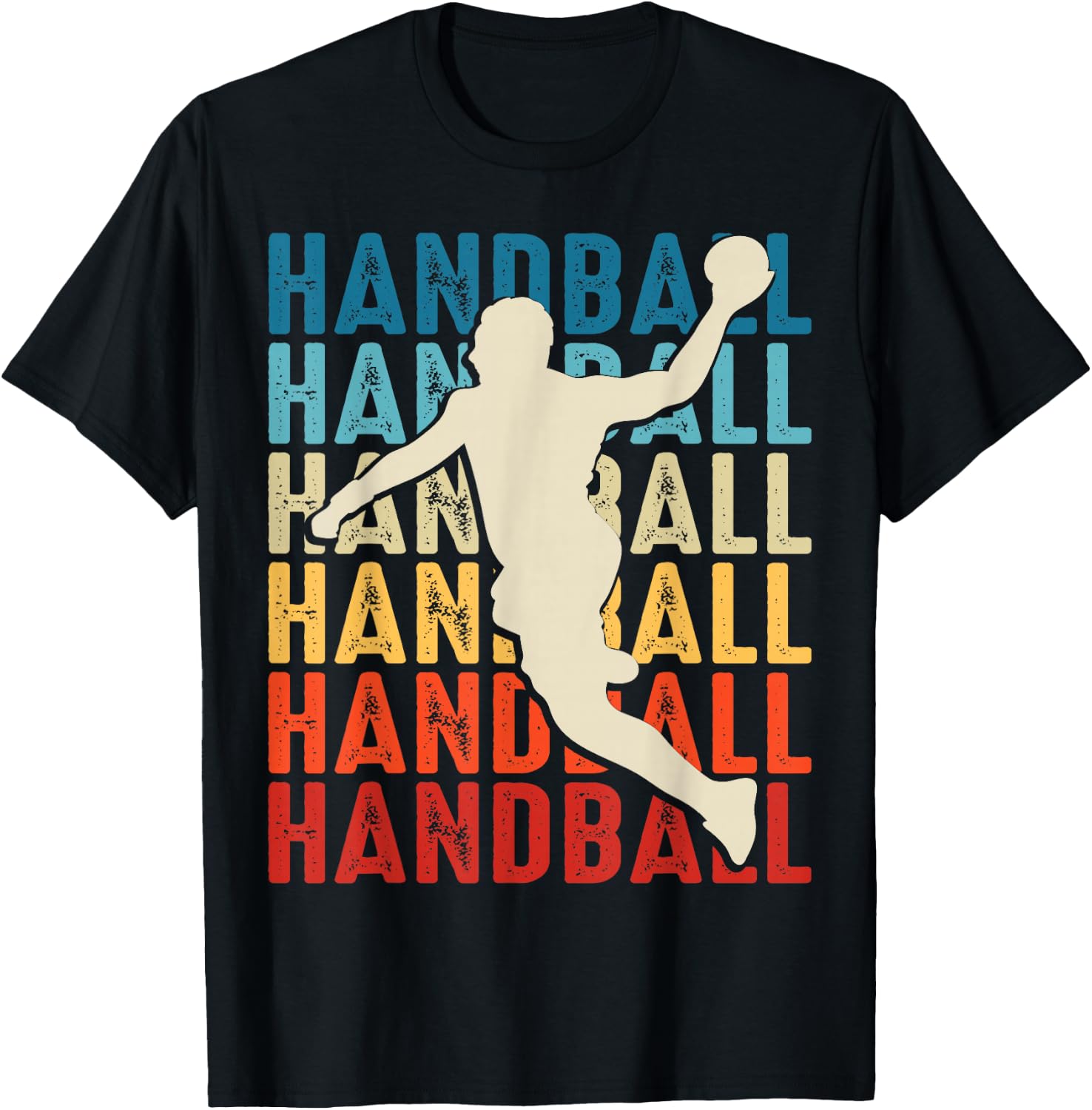 Handball Player Handball France Child Boy Funny T-Shirt - T-Shirt | Black
