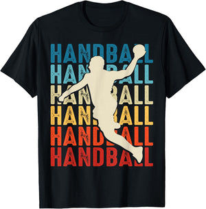 Handball Player Handball France Child Boy Funny T-Shirt - T-Shirt | Black