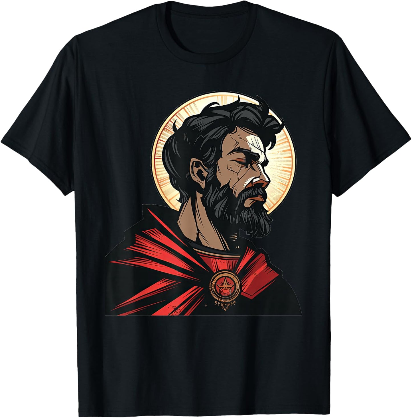 Saint Augustine Of Hippo As A Superhero T-Shirt - T-Shirt | Black