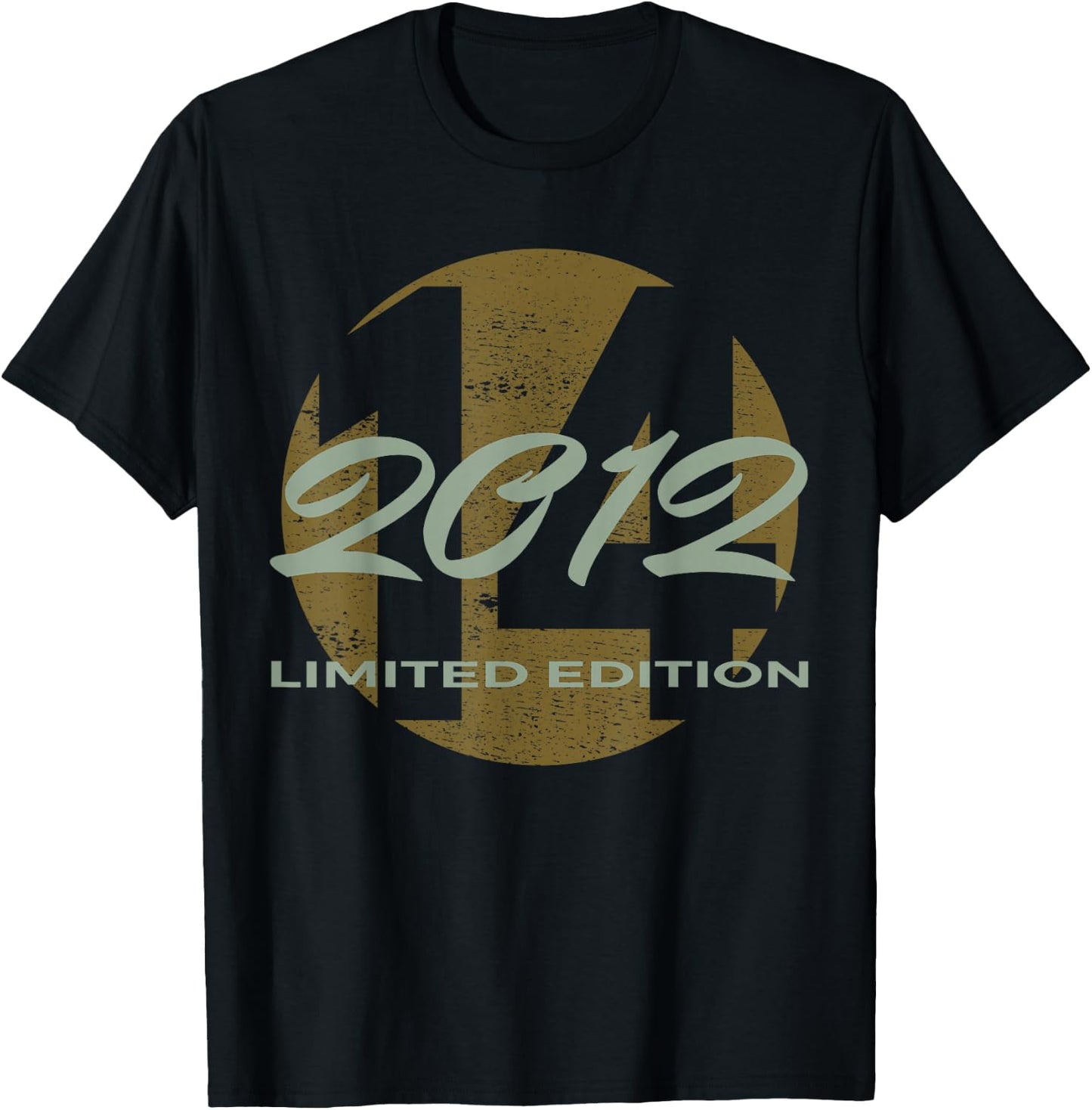 14. Geburtstag Mädchen Junge 14 Jahre 2012 Lustig Geschenk T-Shirt - T-Shirt | Black