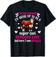 Hereford Lady Hereford Cow Lover Hereford Cow Mom T-Shirt - T-Shirt | Black