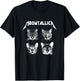 Meowtallica Parodie Band für Katzenliebhaber, Schwarz / Weiß T-Shirt - T-Shirt | Black