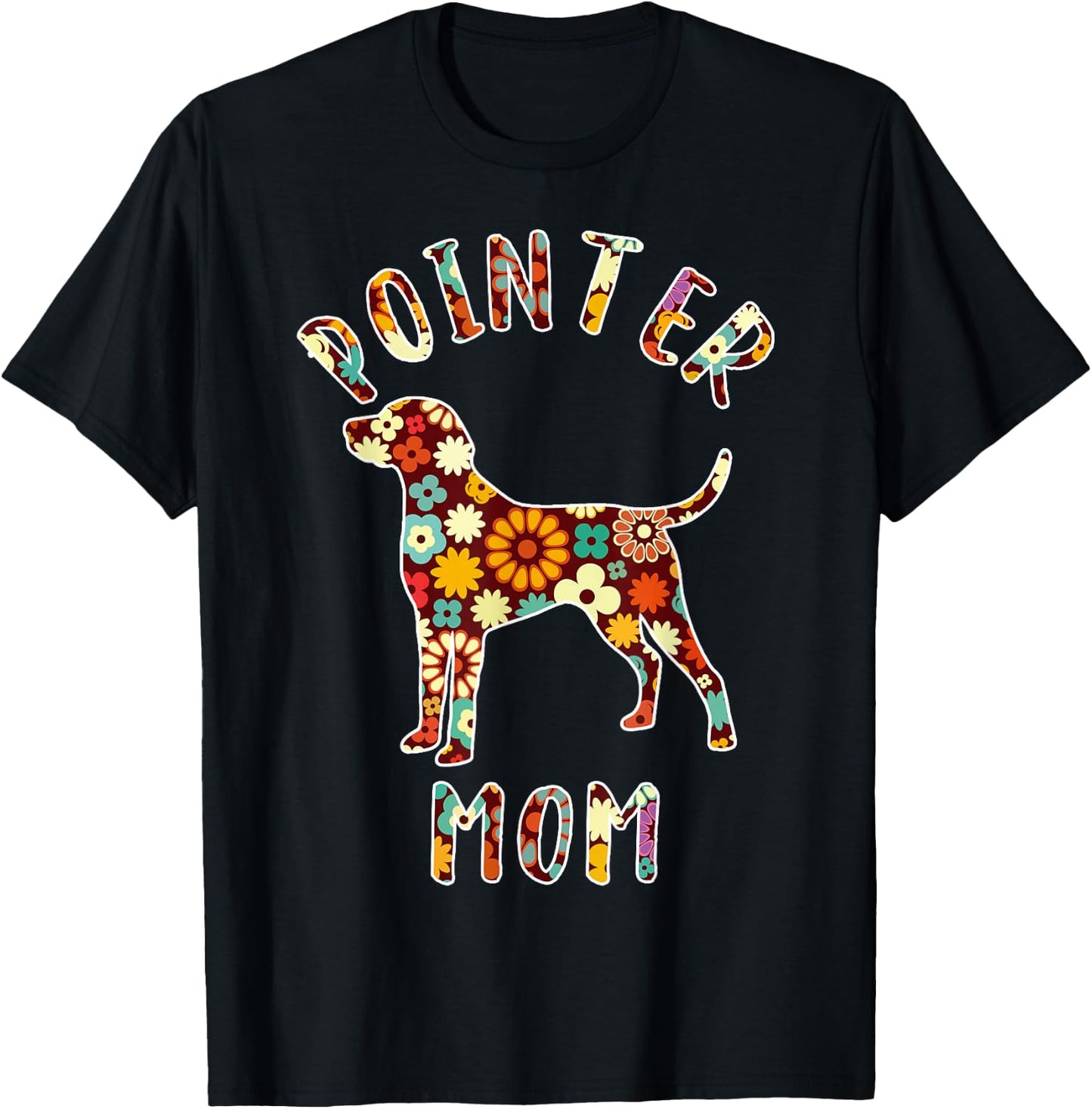 German Shorthaired Pointer Mom Pointer Mama Dog Mom T-Shirt - T-Shirt | Black