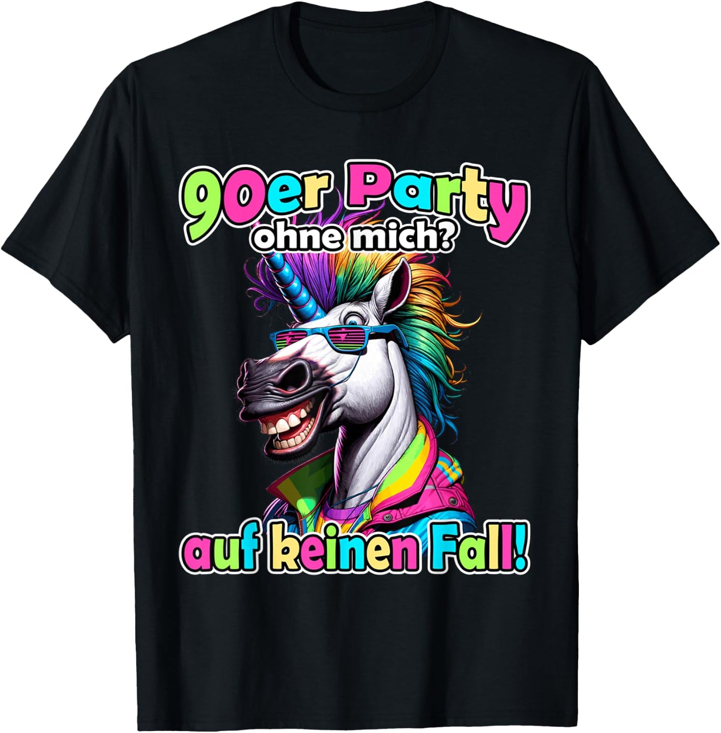 90s Outfit, Men's Themed Party, 90s Outfit, Women's , black T-Shirt - T-Shirt | Black
