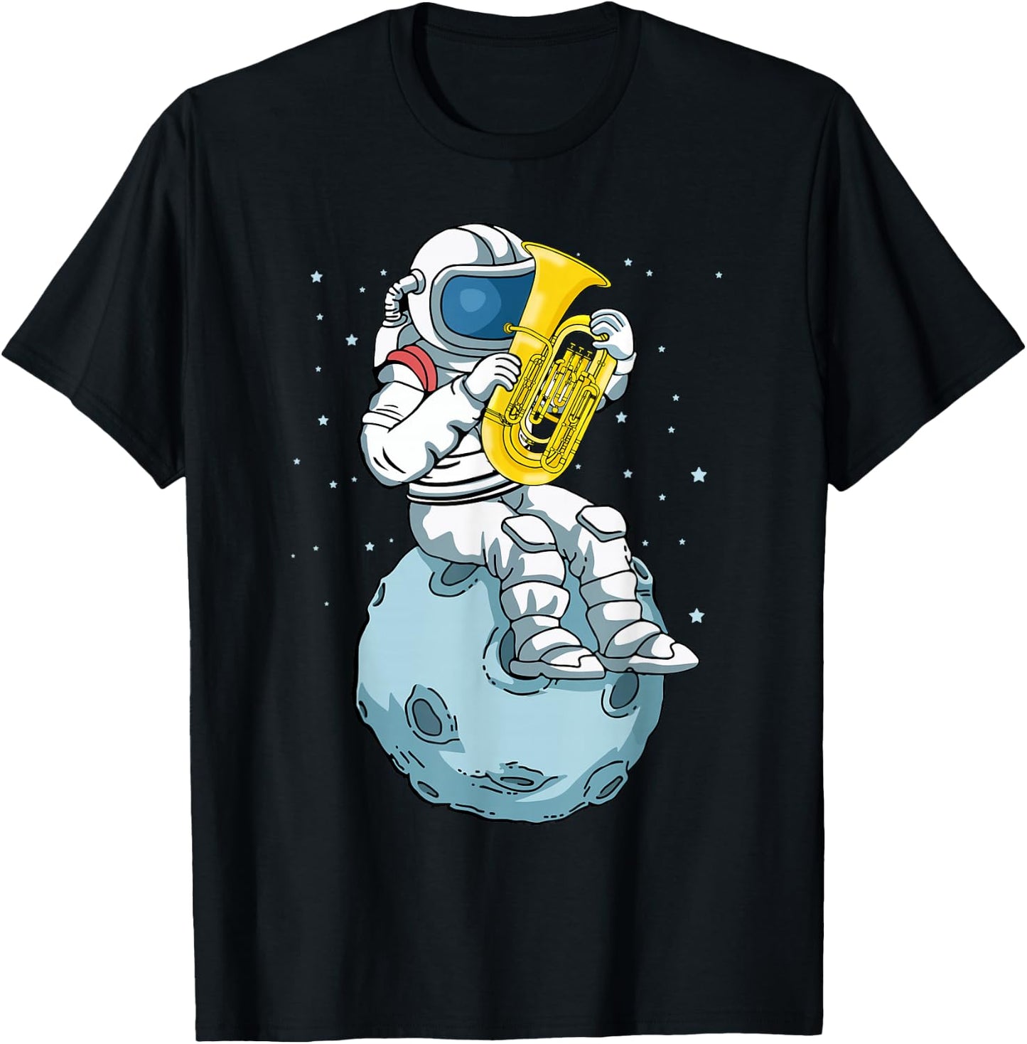 Astronaut Tuba Spieler Musikliebhaber Kinder Big Band Tuba T-Shirt - T-Shirt | Black