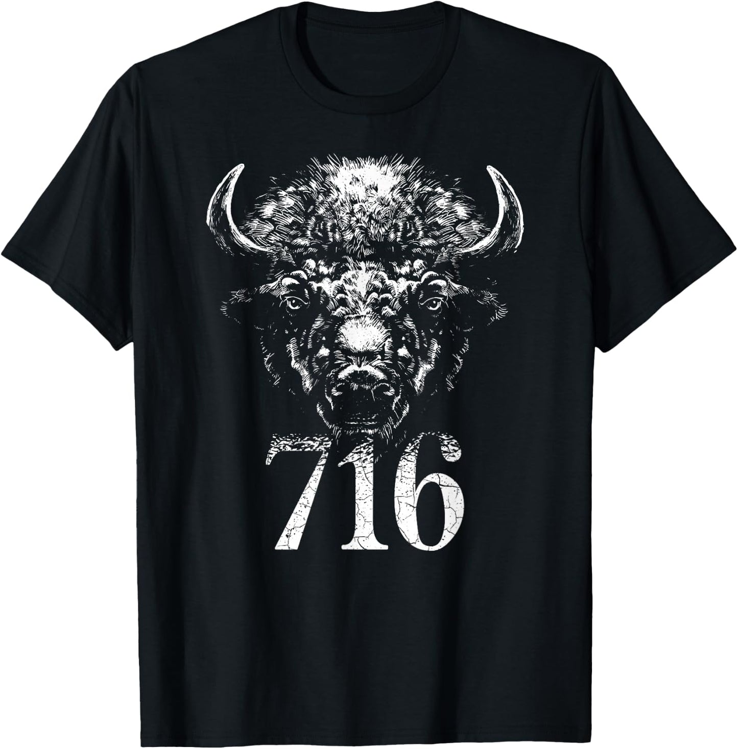 Buffalo 716 – Home BFLO NY Western New York T-Shirt - T-Shirt | Black