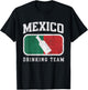 Mexican Flag Colors - Mexico Drinking Team Beer T-Shirt - T-Shirt | Black