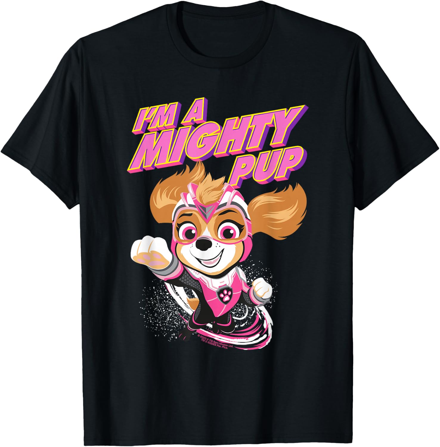 PAW Patrol: The Mighty Movie Skye Is A Mighty Pup , black T-Shirt - T-Shirt | Black
