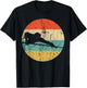 Pool Player Billiards Player Silhouette Retro Sports T-Shirt - T-Shirt | Black