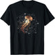 Jellyfish Cosmic Sea Art T-Shirt - T-Shirt | Black