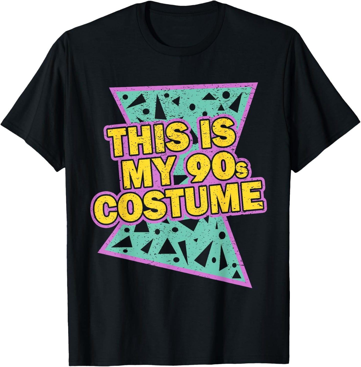 This Is My 90-s Costume 80's 90's Party T-Shirt - T-Shirt | Black