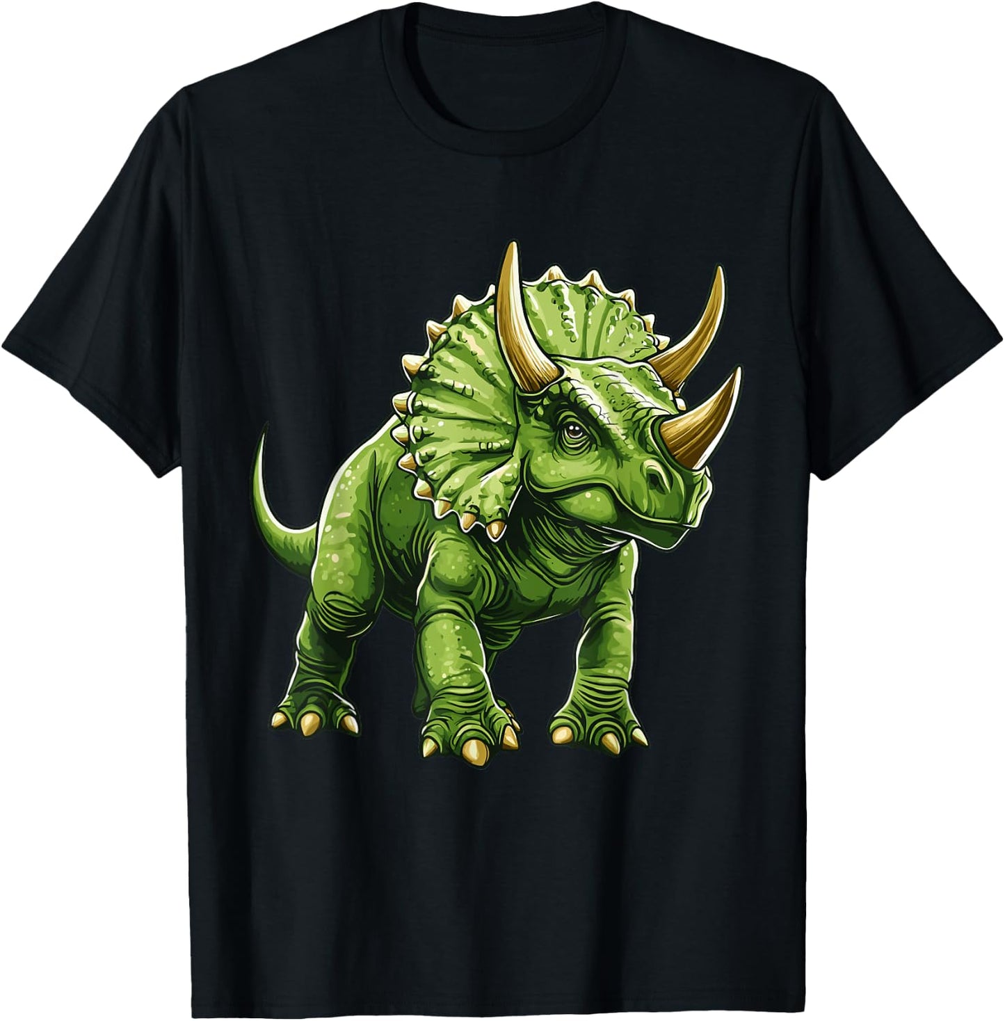 Triceratops T-Shirt - T-Shirt | Black