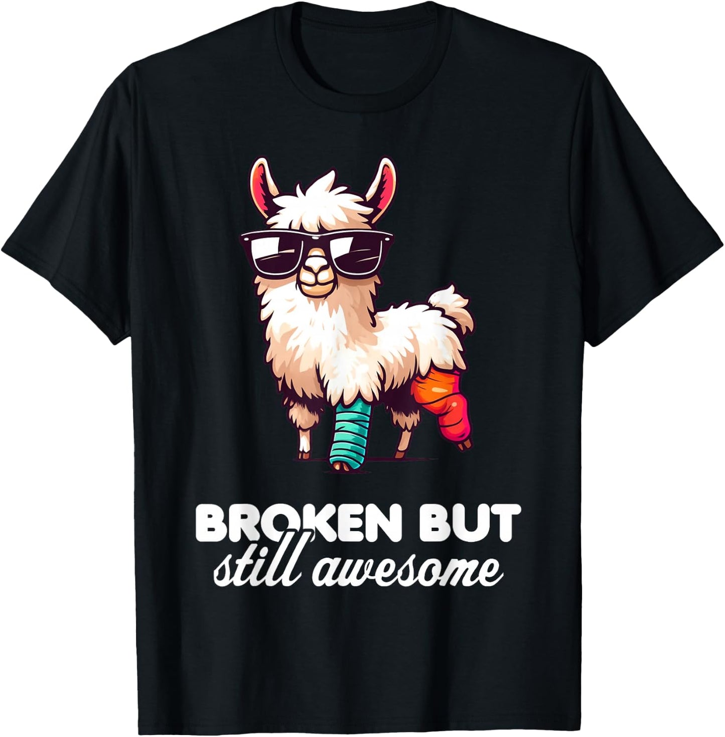 Funny Broken But Still Awesome Broken Arm Gifts For Kids T-Shirt - T-Shirt | Black