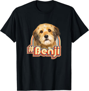 Benji The Dog Hashtag T-Shirt - T-Shirt | Black