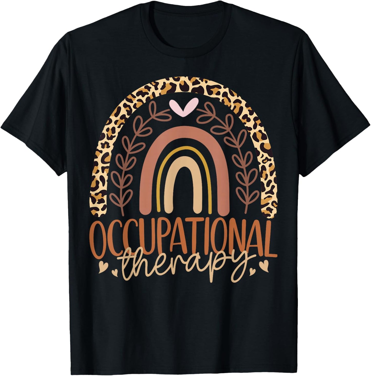 Occupational Therapy - Rainbow OT Occupational Therapist T-Shirt - T-Shirt | Black