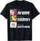 Anime Ramen Sketching Japanese Otaku T-Shirt - T-Shirt | Black