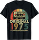 Original 1975 Vintage Birthday 50 Years Women , Black, S T-Shirt - T-Shirt | Black