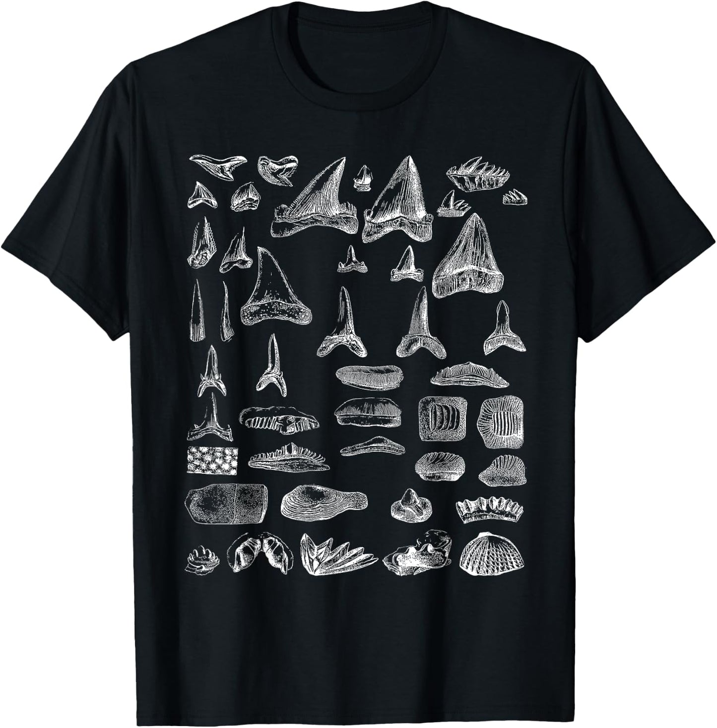 Shark Teeth Shirt T-Shirt - T-Shirt | Black