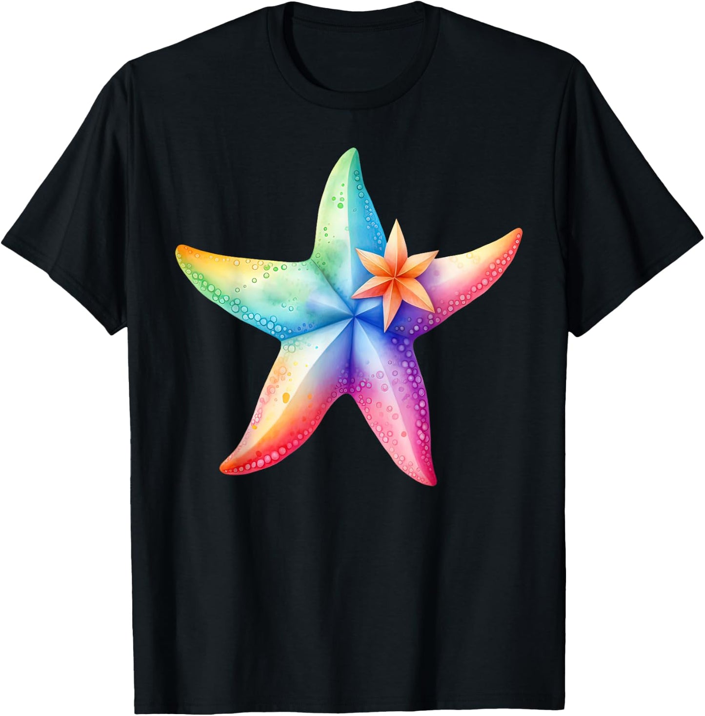 Starfish Costume Adult Women Children Starfish T-Shirt - T-Shirt | Black