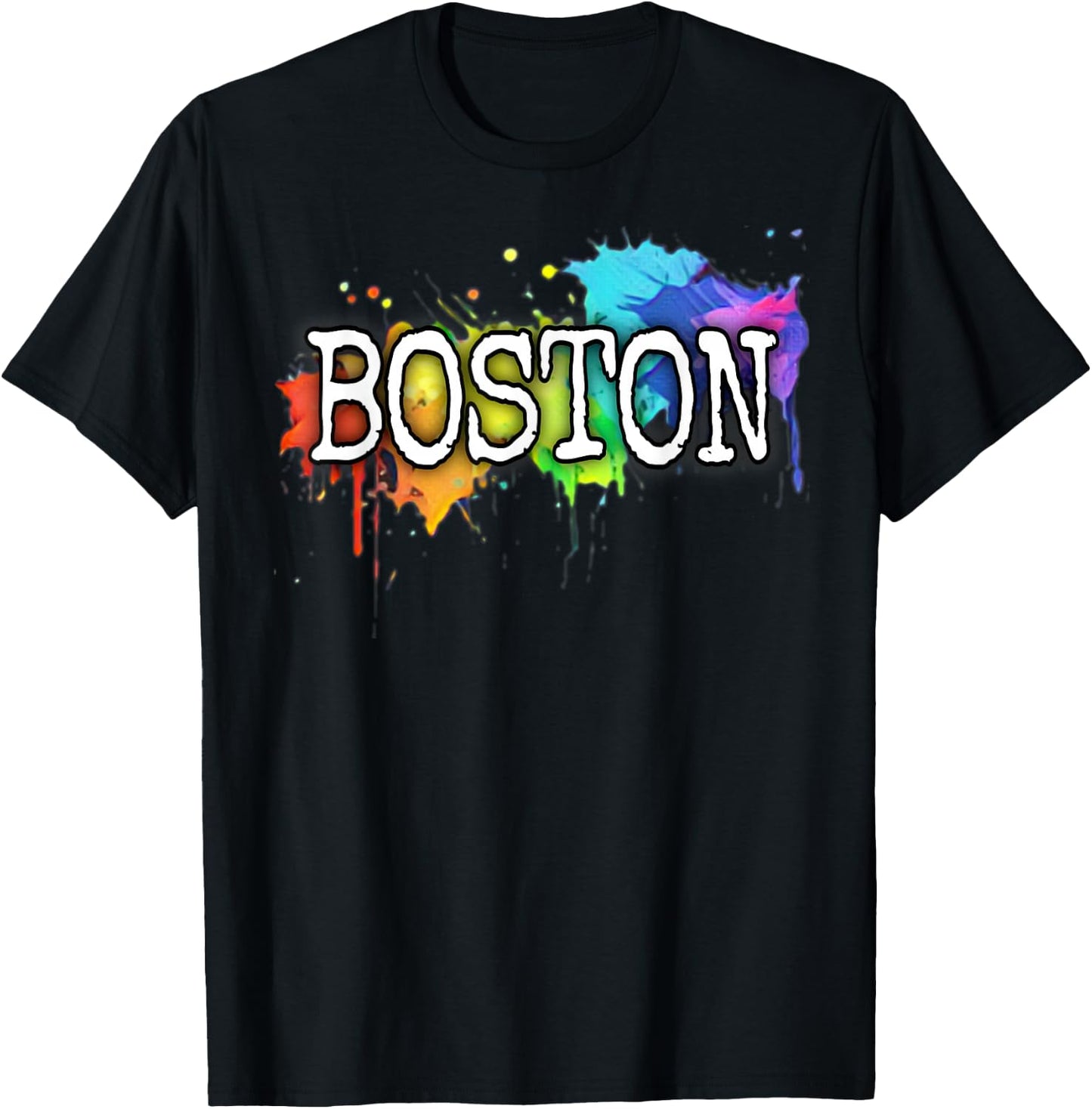 Boston Massachusetts Apparel Women & Kids Boston T-Shirt - T-Shirt | Black