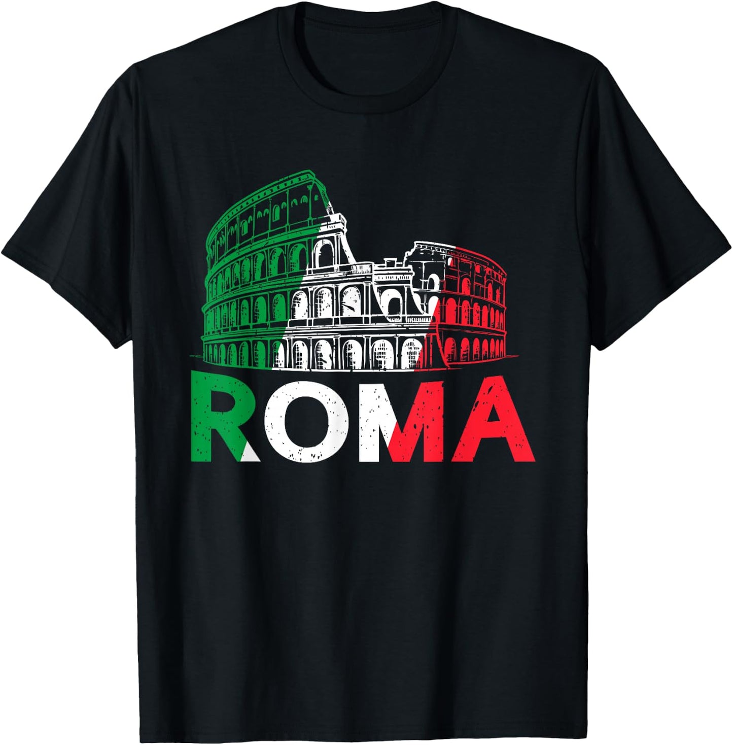 Roma Rome Italie Italie T-Shirt - T-Shirt | Black