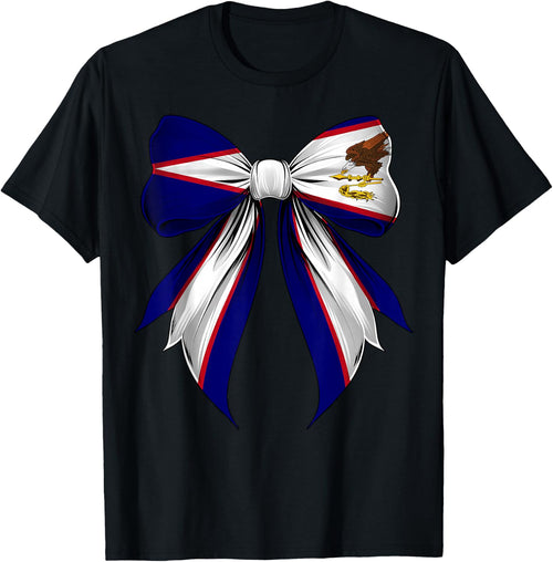 American Samoa Flag American Samoan Pride Coquette Ribbon
