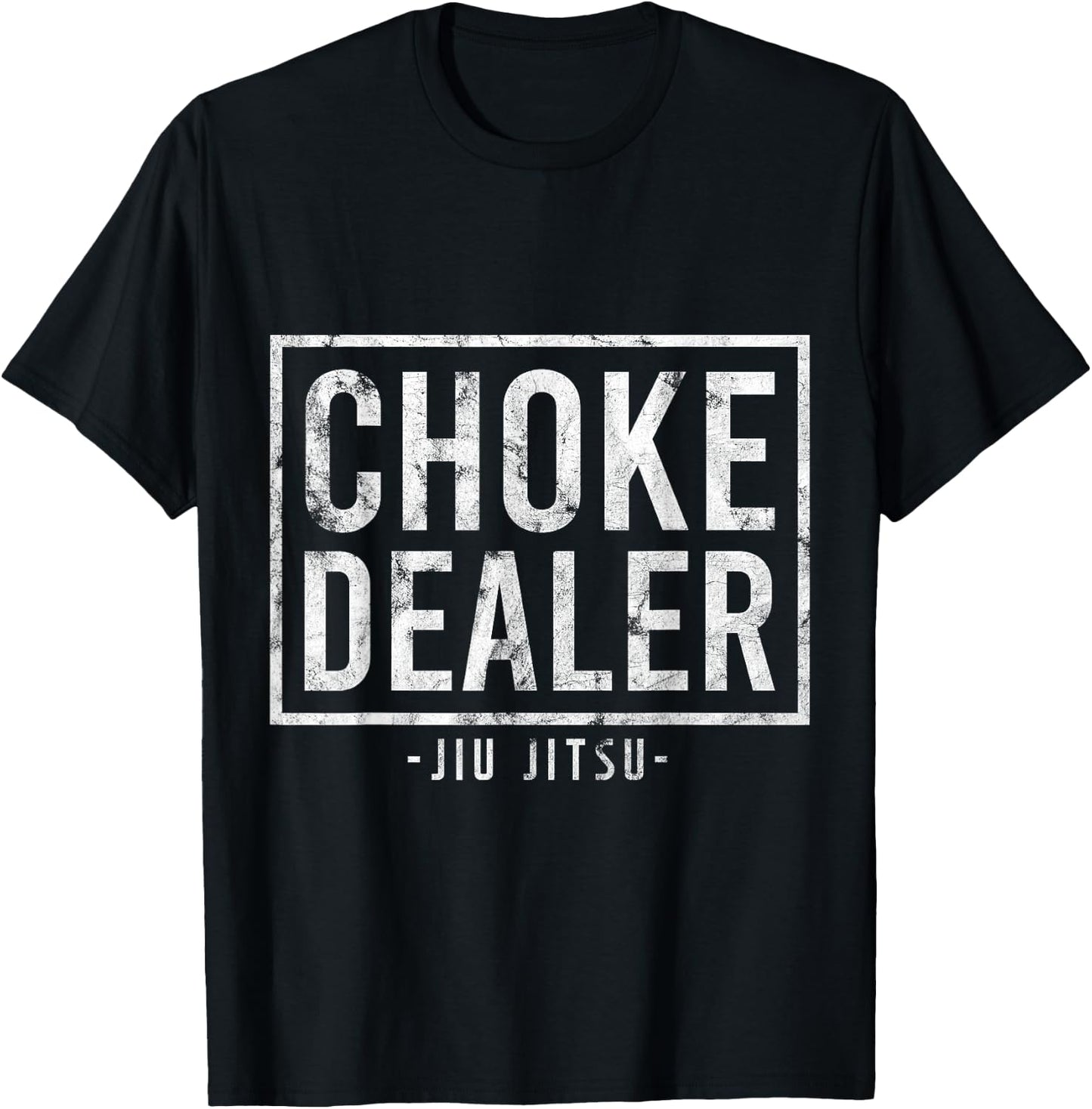 Choke Dealer Jiu-Jitsu Belt Grappling Martial Arts Fan Gift T-Shirt - T-Shirt | Black