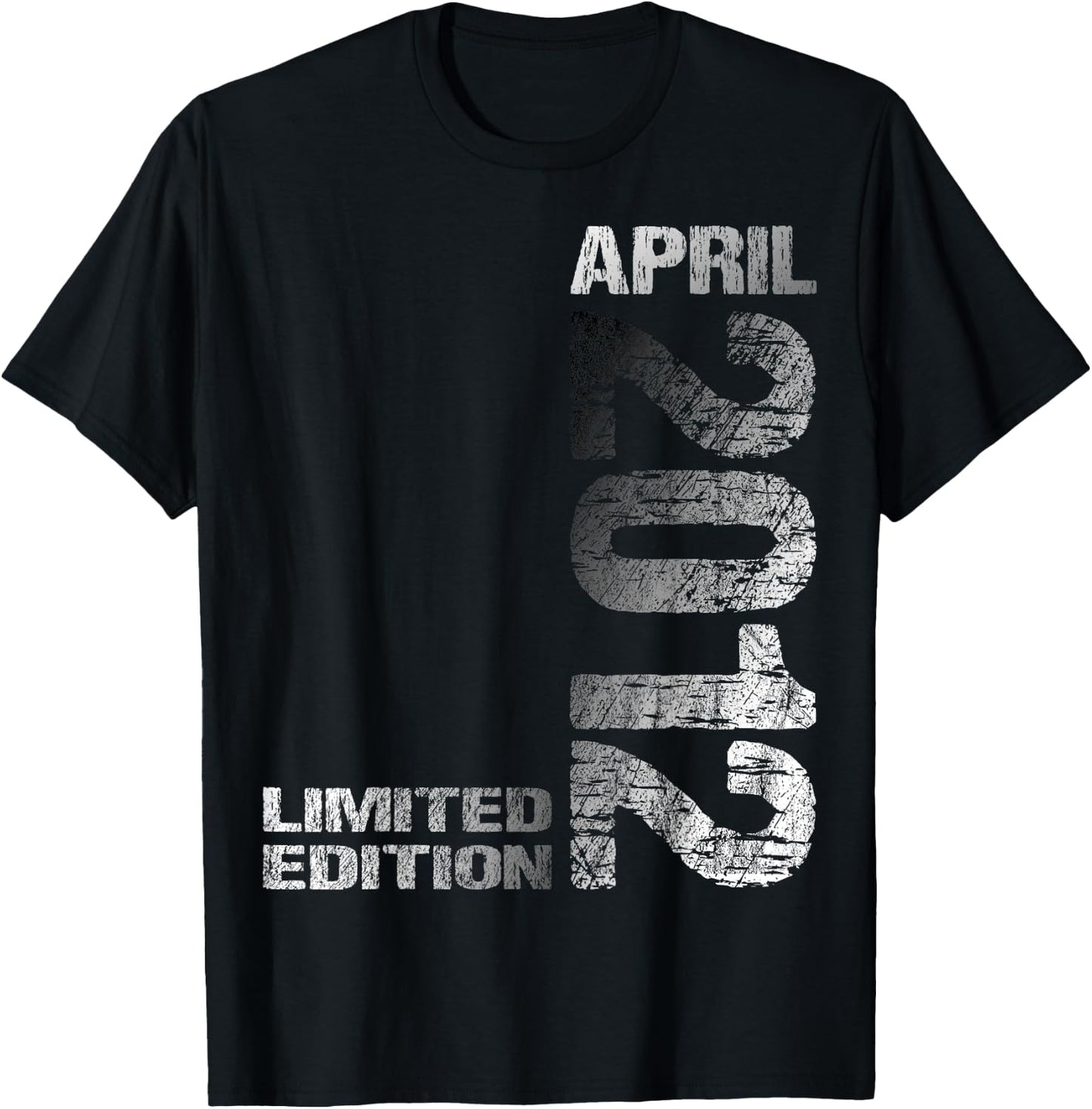 April 2012 Junge Mädchen 14. Geburtstag Limited Edition 14 T-Shirt - T-Shirt | Black