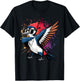 Dabbing Pileated Woodpecker Bird Watcher Lover Birding T-Shirt - T-Shirt | Black