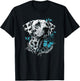 Dalmatiner und Schmetterlinge T-Shirt - T-Shirt | Black
