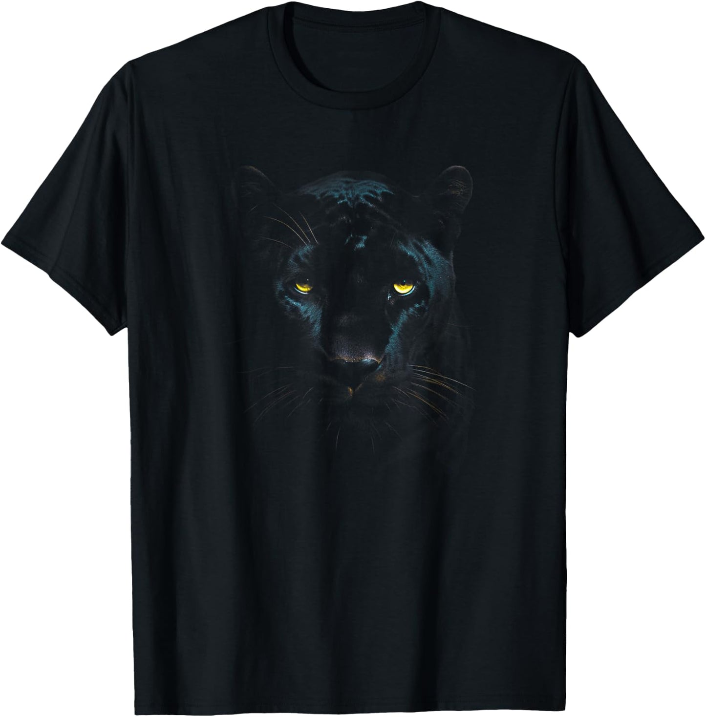 Panther Wild Black Cat Portrait Africa Animal Women T-Shirt - T-Shirt | Black